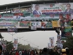 Bangladesh Nationalist Party put up banners across Dhaka to welcome acting chairman Tarique Rahman to the country. (Reuters)