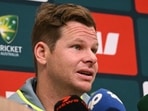 Steve Smith speaks during a press conference at the Melbourne Cricket Ground.