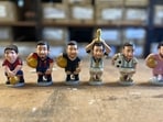 Among modern favourites, Lionel Messi remains one of the best-selling figures