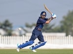 Virat Kohli plays a shot during the Vijay Hazare Trophy 2025-26. Virat Kohli plays a shot during the Vijay Hazare Trophy 2025-26.