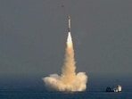 The K-4 missile requires a couple of more test-firings before induction. (Photo from X)