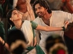 Roshan Meka and Anaswara Rajan in a still from the film Champion.