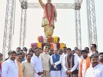 అమరావతిలో వాజ్ పేయి విగ్రహావిష్కరణ