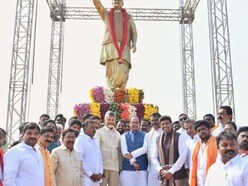 అమరావతిలో వాజ్ పేయి విగ్రహావిష్కరణ