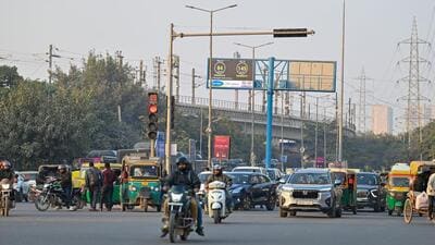 According to GMDA officials, said that the authority in coordination with the traffic police has identified the locations to turn them into model junctions. (Parveen Kumar/HT) According to GMDA officials, said that the authority in coordination with the traffic police has identified the locations to turn them into model junctions. (Parveen Kumar/HT)
