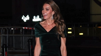 Britain's Catherine, Princess of Wales, arrives for the Royal Variety Performance at the Royal Albert Hall, in London, Britain, November 19, 2025 (REUTERS)