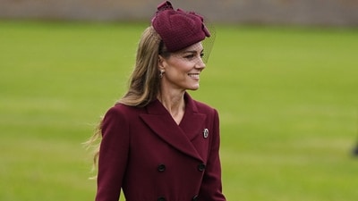 Britain's Catherine, Princess of Wales, greets their guests on the Windsor Estate, in Windsor, on September 17, 2025, at the start of a second State Visit of US President Donald Trump (AFP) Britain's Catherine, Princess of Wales, greets their guests on the Windsor Estate, in Windsor, on September 17, 2025, at the start of a second State Visit of US President Donald Trump (AFP)
