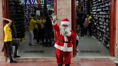 The case was lodged on Thursday over the skit which shows Santa Claus facing obstacles for Christmas celebrations due to the pollution crisis in Delhi. (REUTERS/Representational)