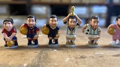 Among modern favourites, Lionel Messi remains one of the best-selling figures (X Image) Among modern favourites, Lionel Messi remains one of the best-selling figures (X Image)