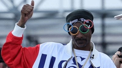 Snoop Dogg in the Olympics 2024. (REUTERS)