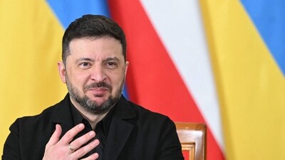 Zelensky conceded on Wednesday that there were some points in the document that he did not like. (AFP) Zelensky conceded on Wednesday that there were some points in the document that he did not like. (AFP)