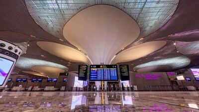 The new international airport in Navi Mumbai will manage 0.5 million tonnes of cargo and 20 million passengers annually, with flights from IndiGo, Akasa Air, and others. (PTI)