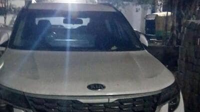 The ACP said he was allegedly using a Kia Seltos car, with a fake registration number plate, during the incident (HT Photos) The ACP said he was allegedly using a Kia Seltos car, with a fake registration number plate, during the incident (HT Photos)