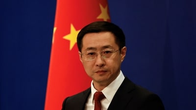 Chinese foreign ministry spokesperson Lin Jian attends a press conference in Beijing. (Reuters file photo) (REUTERS file)