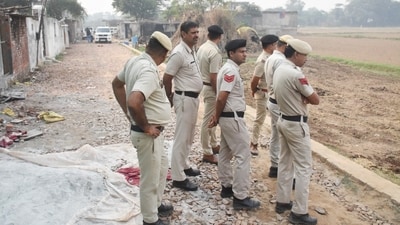 The deceased was identified as Deepak Kumar, a resident of Jatauli village in Garhi Harsaru, who had been missing since December 18, police said. (HT Photo/Subhash Sharma) The deceased was identified as Deepak Kumar, a resident of Jatauli village in Garhi Harsaru, who had been missing since December 18, police said. (HT Photo/Subhash Sharma)
