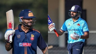 Virat Kohli and Rohit Sharma returned to domestic cricket action on Wednesday Virat Kohli and Rohit Sharma returned to domestic cricket action on Wednesday