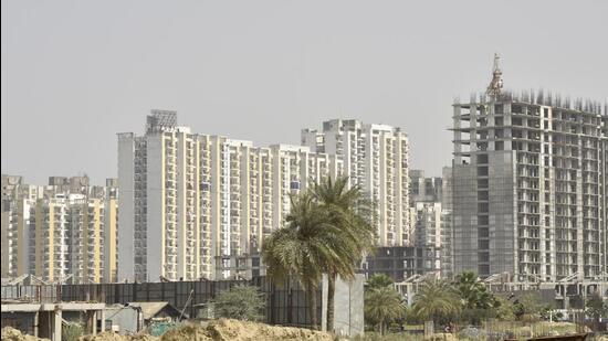 The man died on the spot allegedly after jumping from the high-rise, said police. (HT Archive)