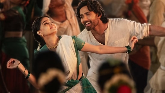 Roshan Meka and Anaswara Rajan in a still from the film Champion.