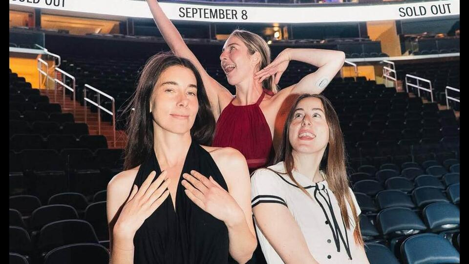 We heard the Haim sisters are open to a fourth band member. Where do we audition? (INSTAGRAM/@HAIMTHEBAND)