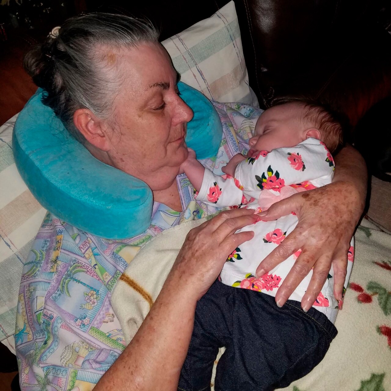 Nancy Hammer with her granddaughter. Nancy Hammer with her granddaughter.