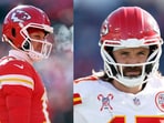 Patrick Mahomes (L) and Gardner Minshew.