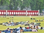 On May 7, a nationwide mock drill was organised after the Indian army's Air strike on Pakistan. (HT photo) On May 7, a nationwide mock drill was organised after the Indian army's Air strike on Pakistan. (HT photo)
