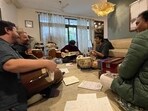 Six-member Indo-Persian group “Ensemble Khusrawi”. (HT Photo)