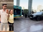 An Indian man in a Rolls Royce faced low petrol and surprised viewers by bringing the petrol station home. An Indian man in a Rolls Royce faced low petrol and surprised viewers by bringing the petrol station home.