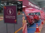 A Bengaluru mall gained attention on social media for creating a special parking space for mothers to be.