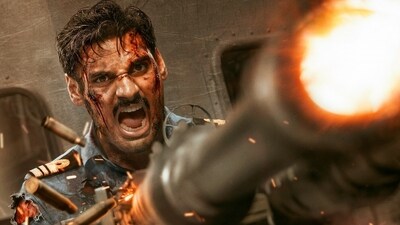 Ahan Shetty in a still from Border 2. (Photo: Instagram)