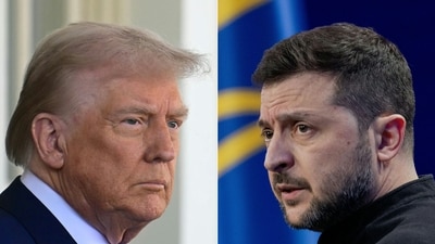 Ukraine's President Volodymyr Zelensky and US President Donald Trump are to meet on December 28, 2025 in Florida to discuss efforts to end Russia's invasion, Kyiv said on December 26, 2025. (AFP) Ukraine's President Volodymyr Zelensky and US President Donald Trump are to meet on December 28, 2025 in Florida to discuss efforts to end Russia's invasion, Kyiv said on December 26, 2025. (AFP)