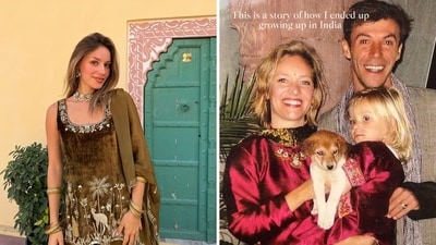 Bianca Nieddu with her parents in India. (Instagram/@biancanieddu) Bianca Nieddu with her parents in India. (Instagram/@biancanieddu)