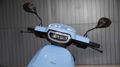 An Ola Electric scooter. (Bloomberg) An Ola Electric scooter. (Bloomberg)
