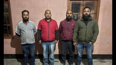 Police identified the arrested accused as Bhaskar Deka, Manash Jyoti Patgiri, Biju Dutta, and Nayan Talukdar. (Sourced) Police identified the arrested accused as Bhaskar Deka, Manash Jyoti Patgiri, Biju Dutta, and Nayan Talukdar. (Sourced)