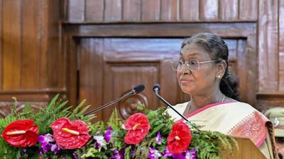 President Draupadi Murmu will attend the 15th convocation ceremony of the NIT, Jamshedpur, on December 29. (ANI)