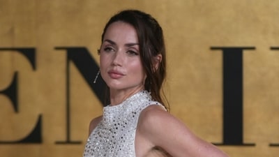 Ana De Armas arrives at a session celebrating women in cinema during the Red Sea International Film Festival, Saudi Arabia, Friday, Dec. 5, 2025. (AP Photo/Amr Nabil) (AP) Ana De Armas arrives at a session celebrating women in cinema during the Red Sea International Film Festival, Saudi Arabia, Friday, Dec. 5, 2025. (AP Photo/Amr Nabil) (AP)