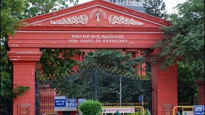 The Karnataka high court in Bengaluru. (File Photo) The Karnataka high court in Bengaluru. (File Photo)