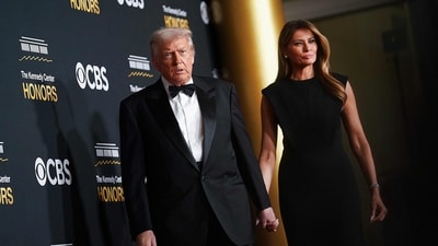 U.S. President Donald Trump and first lady Melania Trump attend the 48th annual Kennedy Center Honors at the Kennedy Center on December 07, 2025 in Washington, DC (Getty Images via AFP) U.S. President Donald Trump and first lady Melania Trump attend the 48th annual Kennedy Center Honors at the Kennedy Center on December 07, 2025 in Washington, DC (Getty Images via AFP)