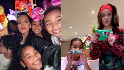 Khloe Kardashian shared adorable photos with children ahead of Christmas (Instagram/ Khloe Kardashian) Khloe Kardashian shared adorable photos with children ahead of Christmas (Instagram/ Khloe Kardashian)