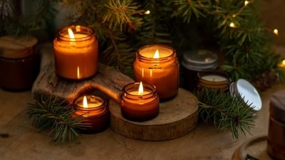 Scented candles look aesthetic with the warm glow of the flame. (Shutterstock) Scented candles look aesthetic with the warm glow of the flame. (Shutterstock)