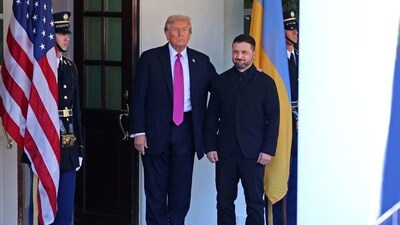 Earlier on Thursday, Zelensky held discussions with US special envoy Steve Witkoff and Trump’s son-in-law Jared Kushner and called it a “good conversation”. (File/AFP) Earlier on Thursday, Zelensky held discussions with US special envoy Steve Witkoff and Trump’s son-in-law Jared Kushner and called it a “good conversation”. (File/AFP)