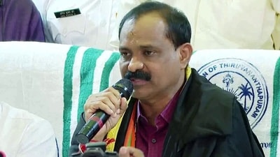 VV Rajesh becomes BJP's first-ever mayor in Kerala. (X/ @ANI) VV Rajesh becomes BJP's first-ever mayor in Kerala. (X/ @ANI)