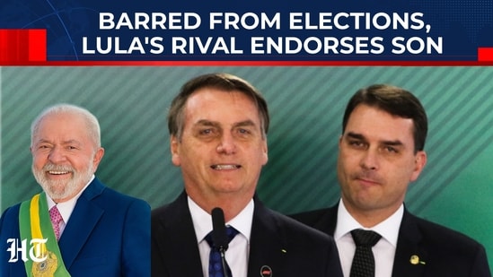 Barred from elections, ex-President Jair Bolsonaro picks son Barred from elections, ex-President Jair Bolsonaro picks son