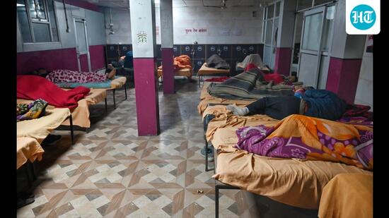 The facility is open to all homeless persons, including beggars and destitute individuals, across Mohali. (HT Photo)