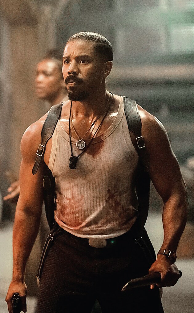 Michael B Jordan is incandescent in Sinners. Michael B Jordan is incandescent in Sinners.