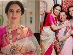 Nita Ambani dazzles in pearl necklace and elegant saree at hospital inauguration. Nita Ambani dazzles in pearl necklace and elegant saree at hospital inauguration.