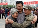 A Chinese man reunited with his birth family decades after being abducted as a child.