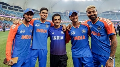 Gautam Gambhir shares a picture with Tilak Varma, Shubman Gill, Abhishek Sharma, and Hardik Pandya. (ANI) Gautam Gambhir shares a picture with Tilak Varma, Shubman Gill, Abhishek Sharma, and Hardik Pandya. (ANI)