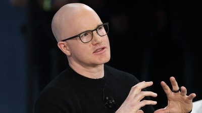 Coinbase CEO Brian Armstrong. (Getty Images via AFP) Coinbase CEO Brian Armstrong. (Getty Images via AFP)