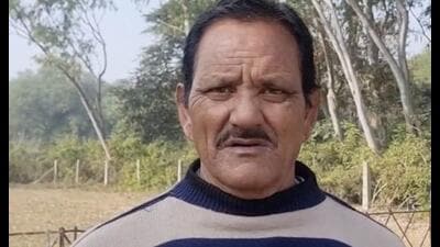 Eyewitness Tilak Raj, who saved the Sambar from dogs (Parbhat Bhatti) Eyewitness Tilak Raj, who saved the Sambar from dogs (Parbhat Bhatti)